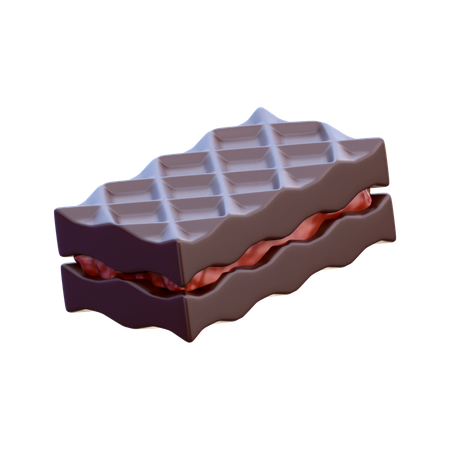 Bolacha de chocolate  3D Icon