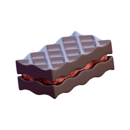 Bolacha de chocolate  3D Icon