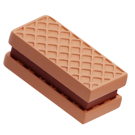 Bolacha de chocolate  3D Icon