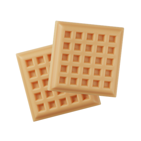 Waffel  3D Icon