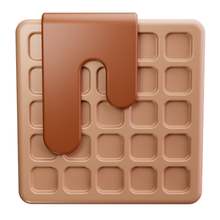 Waffel  3D Icon