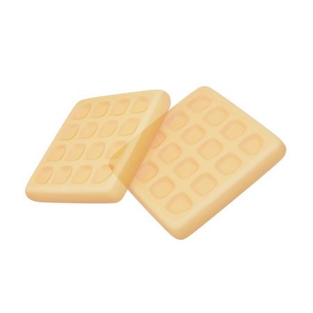 Waffel  3D Icon