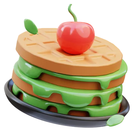 Waffel  3D Icon