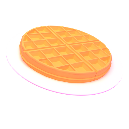 Waffel  3D Icon