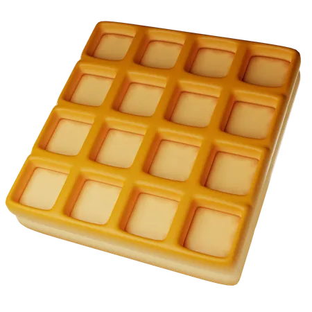 Waffel  3D Icon