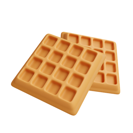 Waffeln  3D Icon