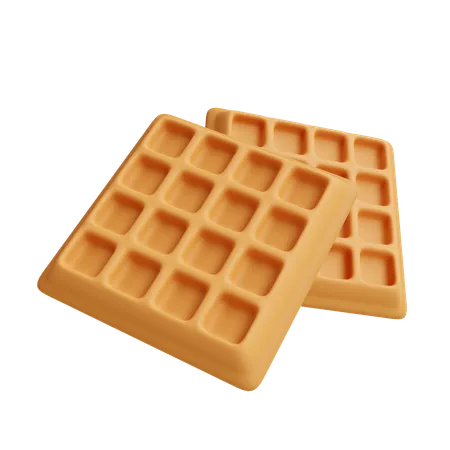 Waffeln  3D Icon