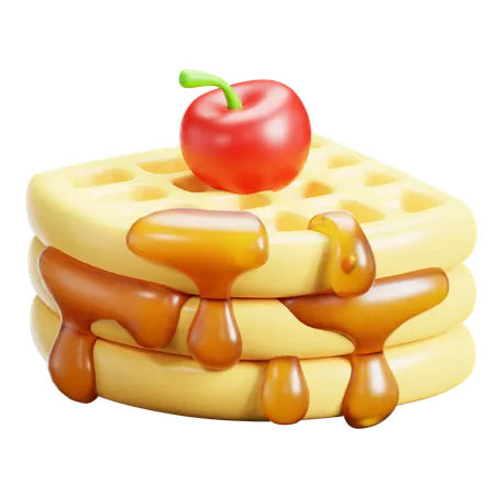 Waffle  3D Icon