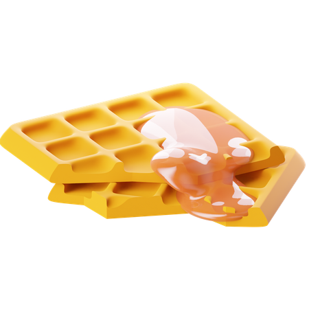 Waffle  3D Icon