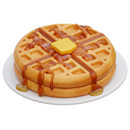 Waffle  3D Icon