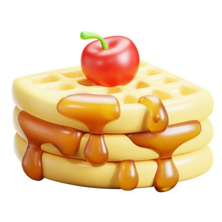 Waffle  3D Icon