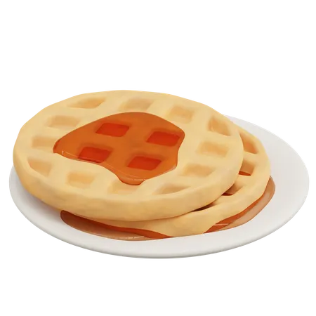 Waffle  3D Icon