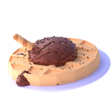 Waffle  3D Icon