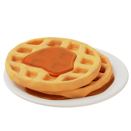 Waffle  3D Icon