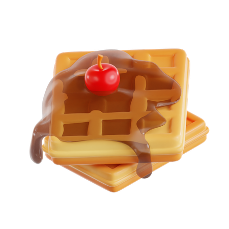 Waffle  3D Icon