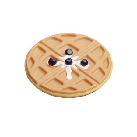 Waffle  3D Icon