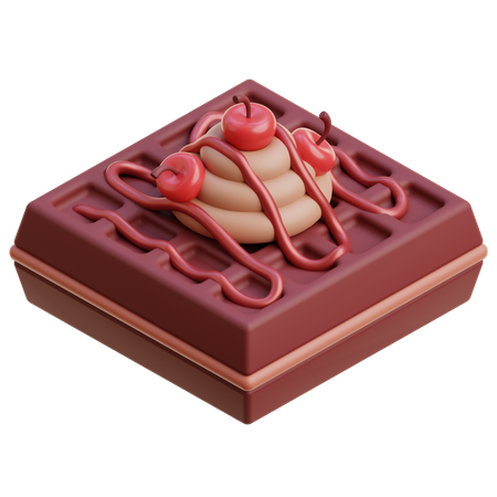 Waffle  3D Icon