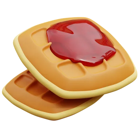 Waffle  3D Icon