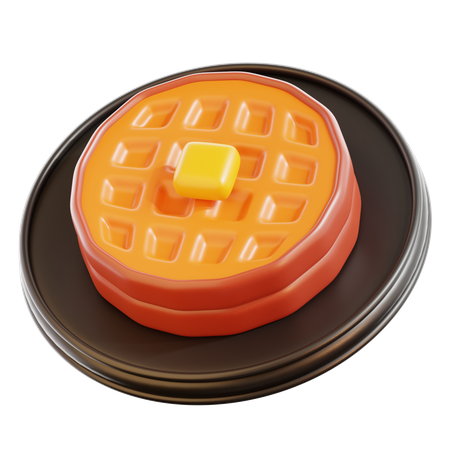 Waffle  3D Icon