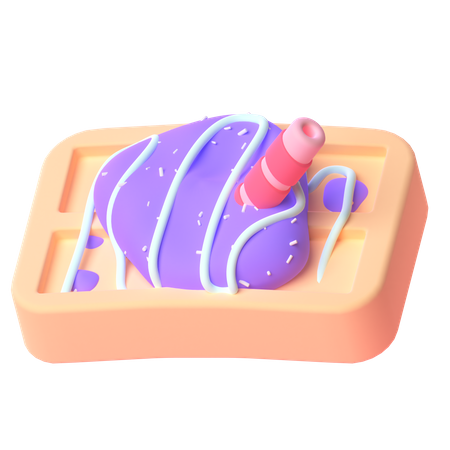 Waffle  3D Icon