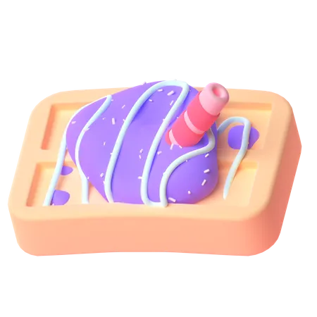 Waffle  3D Icon