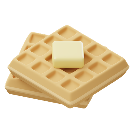 Waffle  3D Icon