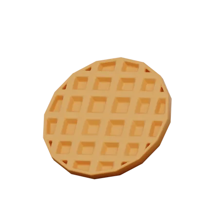Waffle 3D Illustration