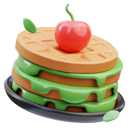 Waffle 3D Icon