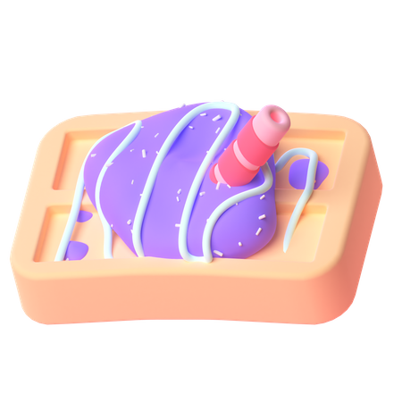 Waffle 3D Icon