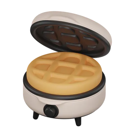 Waffle Iron  3D Icon