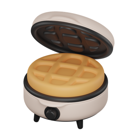 Waffle Iron  3D Icon