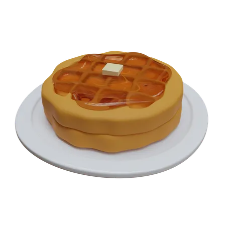Waffles  3D Icon