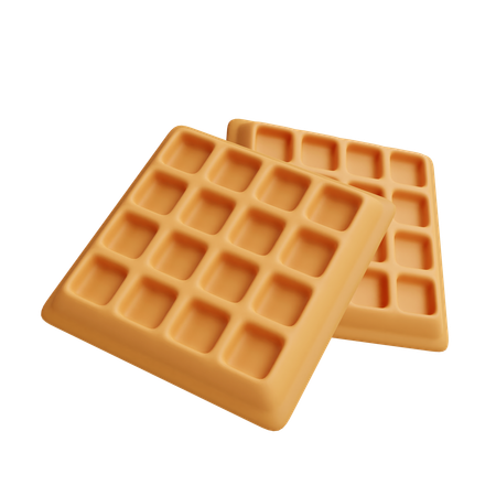 Waffles  3D Icon