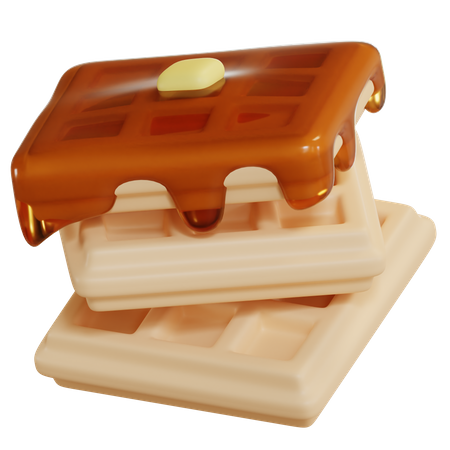 Waffles  3D Icon