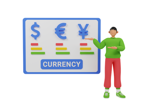 Wechselkurs  3D Illustration