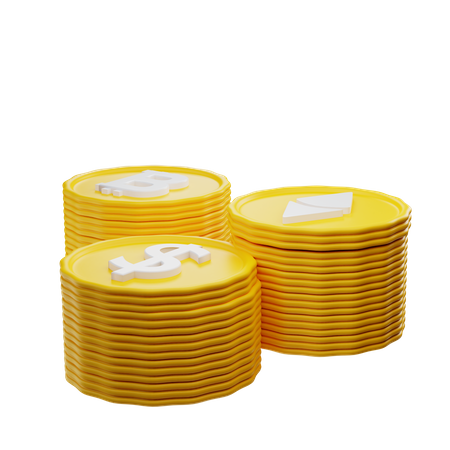 Währungsmünze  3D Icon