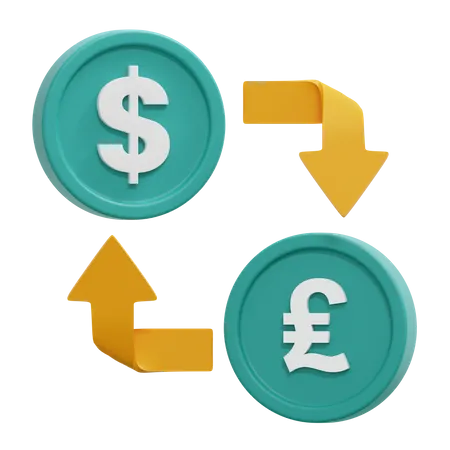 Währungsumrechnung  3D Icon