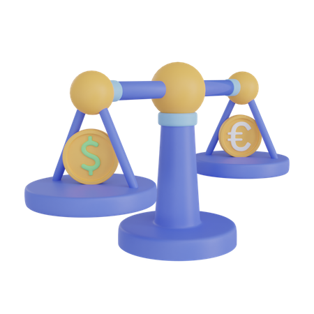 Währungsvergleich  3D Icon