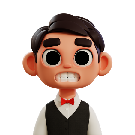 Waiter  3D Icon