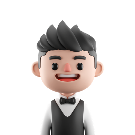 Waiter  3D Icon