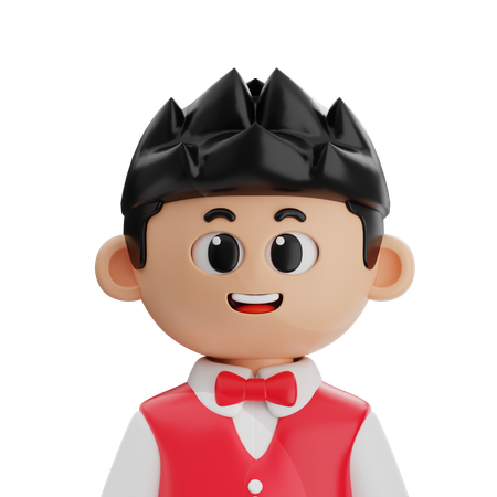 Waiter  3D Icon