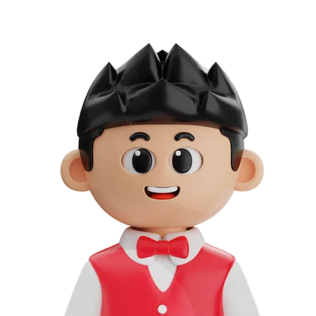 Waiter  3D Icon