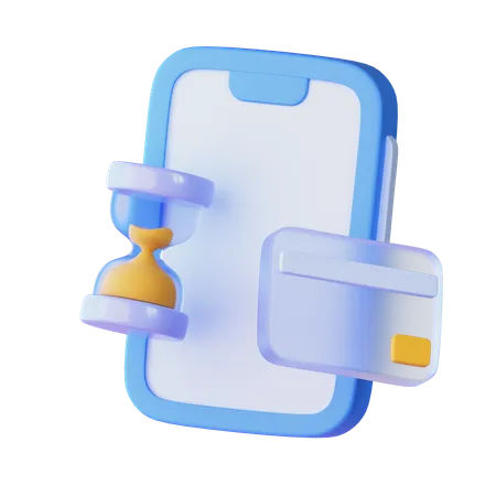 入金待ち  3D Icon