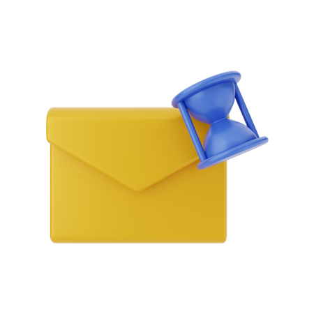 Waiting Message  3D Icon