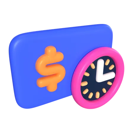 Waiting Payment  3D Icon