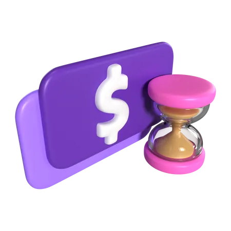 Waiting Payment  3D Icon