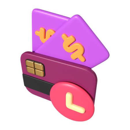 Waiting Payment  3D Icon