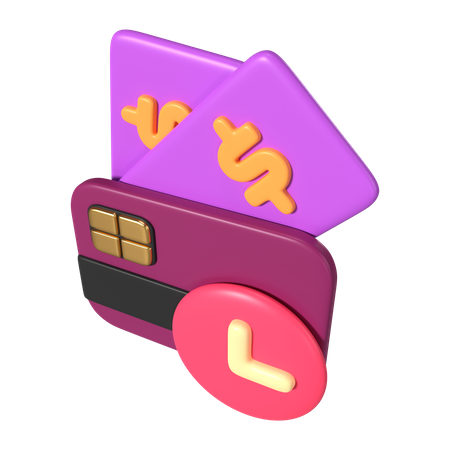 Waiting Payment  3D Icon