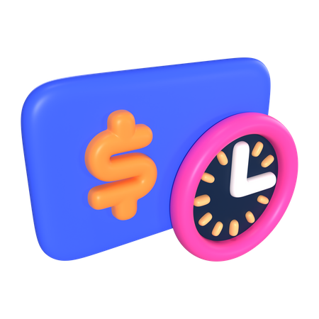 Waiting Payment  3D Icon