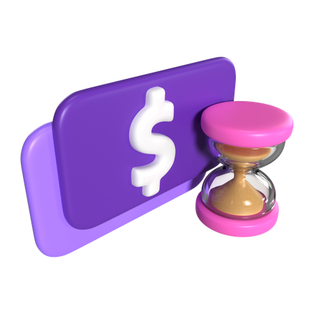 Waiting Payment  3D Icon